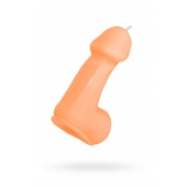 Оранжевая свеча в форме пениса - 47 гр. - Pecado - купить с доставкой в Курске