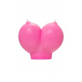 Розовая свеча «Сиськи» - 150 гр. - Pecado - купить с доставкой в Курске
