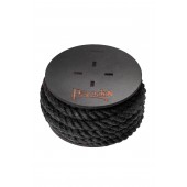 Черная веревка для шибари на катушке - 5 м. - Pecado - купить с доставкой в Курске