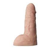 Телесный фаллоудлинитель с мошонкой Cock Next - 19 см. - LOVETOY (А-Полимер) - в Курске купить с доставкой