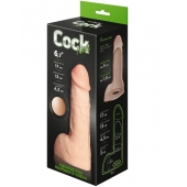 Телесный фаллоудлинитель с мошонкой Cock Next - 17 см. - LOVETOY (А-Полимер) - в Курске купить с доставкой