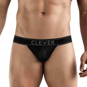 Черные перфорированные трусы-джоки Clever Ambar Jockstrap - Clever Masculine Underwear купить с доставкой Черные перфорированные трусы-джоки Clever Ambar Jockstrap - Clever Masculine Underwear купить с доставкой