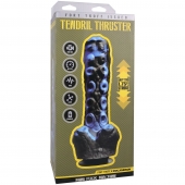 Черно-синяя мини-машина на присоске Tendril Thruster - 21,6 см. - Doc Johnson - купить с доставкой в Курске