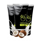 Набор из 3 съедобных лубрикантов JUJU со вкусом кокоса - JuJu - купить с доставкой в Курске