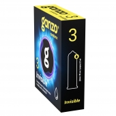 Супертонкие презервативы Ganzo Invisible - 3 шт. - Ganzo - купить с доставкой в Курске