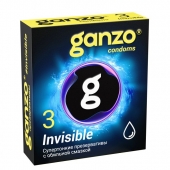Супертонкие презервативы Ganzo Invisible - 3 шт. - Ganzo - купить с доставкой в Курске