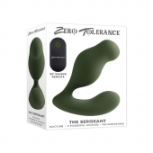 Вибромассажер простаты The Sergeant цвета хаки - Zero Tolerance - в Курске купить с доставкой