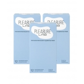 Набор из 3 упаковок ультратонких презервативов Pleasure Lab (по 12 шт.) - Pleasure Lab - купить с доставкой в Курске
