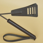 Черный кожаный стек «Сириус» - 60 см. - Sitabella - купить с доставкой в Курске