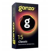 Классические презервативы с обильной смазкой Ganzo Classic - 15 шт. - Ganzo - купить с доставкой в Курске