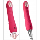 Малиновая насадка на душ с вибрацией Showers to orgasm - 20,1 см. - Orion - купить с доставкой в Курске