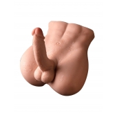 Телесный мужской торс с вибрацией и возвратно-поступательными движениями Bartlett - SHEQU купить в Курске с доставкой в Orgasmix.ru Телесный мужской торс с вибрацией и возвратно-поступательными движениями Bartlett - SHEQU