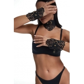 Фигурный набор для БДСМ-игр с узорами и золотистой фурнитурой - Crazy Handmade - купить с доставкой в Курске Фигурный набор для БДСМ-игр с узорами и золотистой фурнитурой - Crazy Handmade - купить с доставкой в Курске