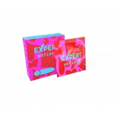 Презервативы с разогревающим эффектом Expert Hot Love - 3 шт. - Expert - купить с доставкой в Курске