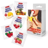 Набор из 5 саше съедобных смазок Tutti-Frutti - Биоритм - купить с доставкой в Курске