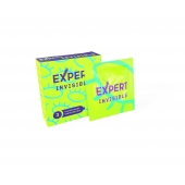 Ультратонкие презервативы Expert Invisible - 3 шт. - Expert - купить с доставкой в Курске
