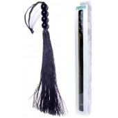 Черная силиконовая плеть - 37 см. - Boys of Toys - купить с доставкой в Курске