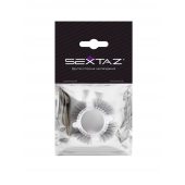 Эластичное кольцо с «ресничками» и 4 шариками - Sextaz - в Курске купить с доставкой