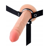 Мужской полый страпон на регулируемых ремнях - 18,5 см. - Sex Expert - купить с доставкой в Курске