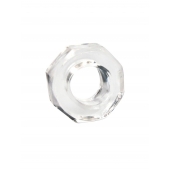 Прозрачное эрекционное кольцо в форме гайки - Sex Expert - в Курске купить с доставкой