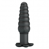 Черный анальный вибростимулятор Imron - 11 см. - Baile