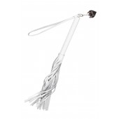 Белая кожаная плеть - 50 см. - Pecado - купить с доставкой в Курске