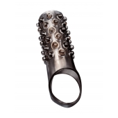 Дымчатая насадка на пенис с выпуклостями - 12 см. - Sex Expert - в Курске купить с доставкой