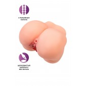 Реалистичный мастурбатор в форме попки с 2 любовными входами - No Name - в Курске купить с доставкой