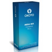 Презервативы OKOTO Mega Mix - 18 шт. - Sitabella - купить с доставкой в Курске