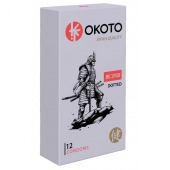 Точечные презервативы OKOTO Dotted - 12 шт. - Sitabella - купить с доставкой в Курске