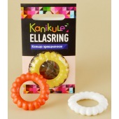 Цветное рельефное эрекционное кольцо Ellasring - Sitabella - в Курске купить с доставкой