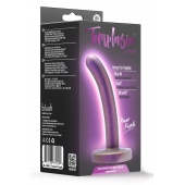 Фиолетовая насадка с гладкой поверхностью Surrender 4.75 Inch Beginner Pegging Dildo - 12 см. - Blush Novelties - купить с доставкой в Курске