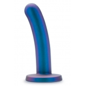 Синяя насадка с гладкой поверхностью Surrender 5.75 Inch Intermediate Pegging Dildo - 14,6 см. - Blush Novelties - купить с доставкой в Курске