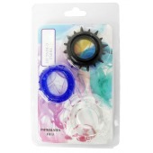 Набор из 3 эрекционных колец разного цвета и рельефа - Boys of Toys - в Курске купить с доставкой