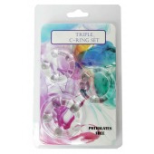 Набор из 3 эрекционных прозрачных колец - Boys of Toys - в Курске купить с доставкой