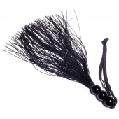 Черная силиконовая плетка - 25,4 см. - Boys of Toys - купить с доставкой в Курске