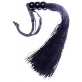 Черная силиконовая плетка - 25,4 см. - Boys of Toys - купить с доставкой в Курске