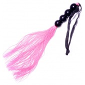 Розовая силиконовая плеть - 35,5 см. - Boys of Toys - купить с доставкой в Курске