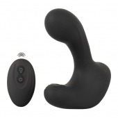 Черная анальная вибропробка с функцией расширения RC Butt Plug with 3 functions - Orion - в Курске купить с доставкой