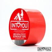 Красный скотч для фиксации Non-Sticky Bondage Tape - 15 м. - Intoyou - купить с доставкой в Курске