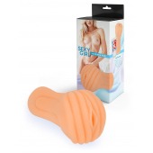 Эластичный мастурбатор в виде вагины телесного цвета - Sexy Girl - в Курске купить с доставкой