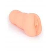 Телесный мастурбатор-вагина с 2 эрекционными кольцами в комплекте - Sexy Girl - в Курске купить с доставкой