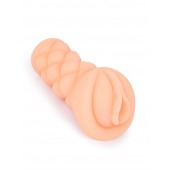 Телесный мастурбатор-вагина с вибропулей и эрекционными кольцами в комплекте - Sexy Girl - в Курске купить с доставкой