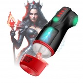 Интерактивный мастурбатор Raven с вакуумом, вибрацией и подсветкой - Shots Media BV - в Курске купить с доставкой