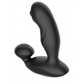 Черный вибромассажер простаты с вращающимся шариком - Secwell - в Курске купить с доставкой