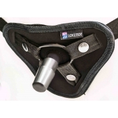 Страпон с 2 насадками и вибрацией UniStrap - 20 и 18 см. - LOVETOY (А-Полимер) - купить с доставкой в Курске