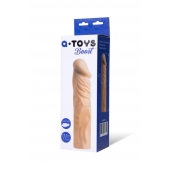 Насадка с ярко выраженной головкой и рельефным стволом - 19 см. - A-toys - в Курске купить с доставкой