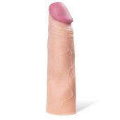 Реалистичная насадка с ярко выраженной головкой - 16,5 см. - A-toys - в Курске купить с доставкой