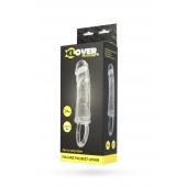 Прозрачная насадка с петлёй для фиксации - 14 см. - ToyFa - в Курске купить с доставкой