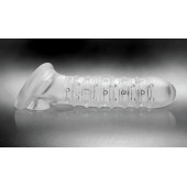 Утолщающая ребристая насадка на пенис - Доминирующее кольцо - в Курске купить с доставкой